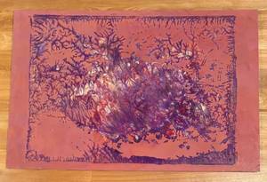 lot 345R image: LR - Fred Blumenthal Abstract Original Painting Unframed