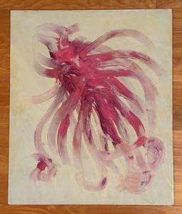 lot 351R image: LR - Fred Blumenthal 1986 Abstract Original Painting Unframed