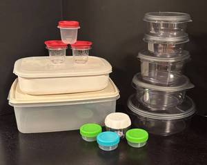 lot 367R image: K - Collection of Food Storage Containers by Rubbermaid, Joie, Snap Lock and More