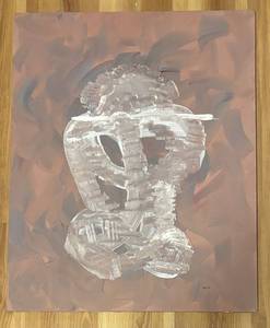 lot 381R image: LL  - Fred Blumenthal Original Unframed Abstract Painting