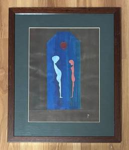 lot 386R image: LL  - Framed Original Artwork by Fred Blumenthal