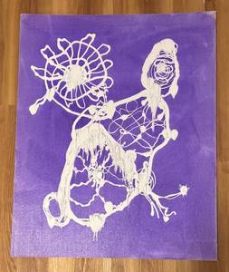 lot 389R image: LL  - Fred Blumenthal Original Abstract Unframed Artwork