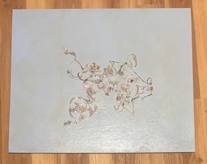 lot 423R image: LL  - Original Unframed Abstract Painting by Fred Blumenthal