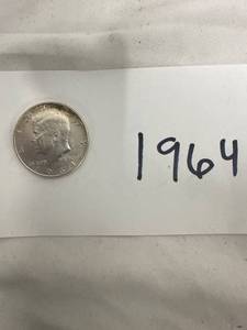 lot 1054 image: 1964 Kennedy Half Dollar