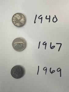 lot 1063 image: Canadian 25-Cent Coin Lot