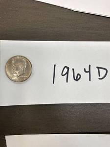lot 1099 image: 1964 D Kennedy Half Dollar