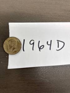 lot 1100 image: 1964 D Kennedy Half Dollar