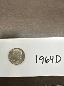lot 1105 image: 1964 D Kennedy Half Dollar