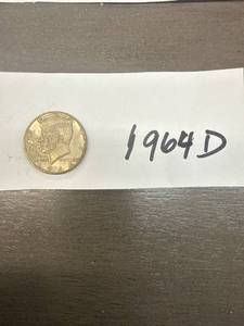 lot 1115 image: 1964 D Kennedy Half Dollar