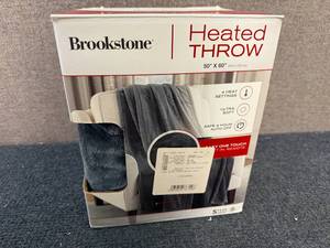 lot 55 image: Brookeston Heated Throw Blanket - 50 X 60