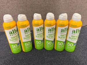 lot 374 image: 6 Bottles Of Alba Botanical 50 Spf Sunscreen