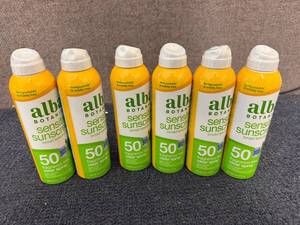 lot 375 image: 6 Bottles Of Alba Botanical 50 Spf Sunscreen