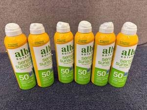lot 376 image: 6 Bottles Of Alba Botanical 50 Spf Sunscreen