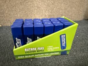 lot 67 image: 18 Pack Of 18Ml Butane Refill Packs