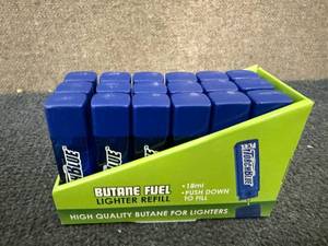lot 68 image: 18 Pack Of 18Ml Butane Refill Packs