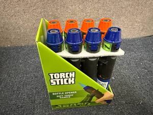 lot 69 image: 8 Pack Of Torch Sticks With Bottle Opener
