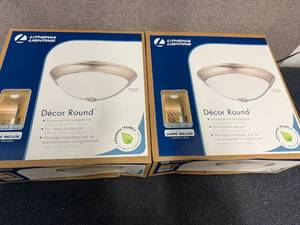 lot 80 image: 2 Packs Of Lithonia Lighting D�cor Round Lights