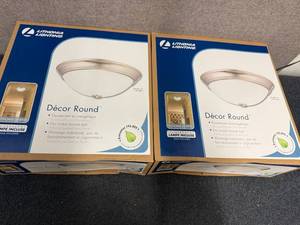 lot 81 image: 2 Packs Of Lithonia Lighting D�cor Round Lights