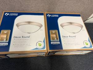 lot 82 image: 2 Packs Of Lithonia Lighting D�cor Round Lights