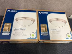 lot 88 image: 2 Packs Of Lithonia Lighting D�cor Round Lights