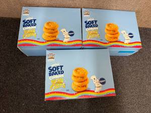 lot 180 image: 3 Packs Of Soft Baked Pillsbury Cookies