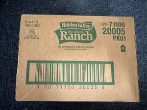 lot 225 image: 6 X 4 Pouches Of Hidden Valley Ranch Seasoning