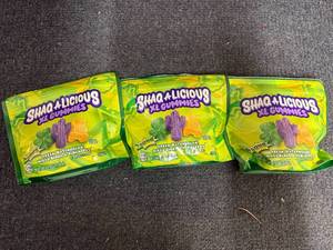lot 262 image: 3 Packs Of Shaq-A-Licious Xl Gummies