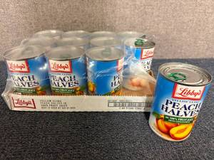lot 162 image: Canned Halved Peaches