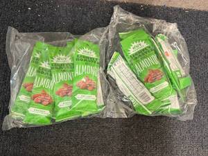 lot 203 image: 2 x 8ct bags of Roasted Almonds