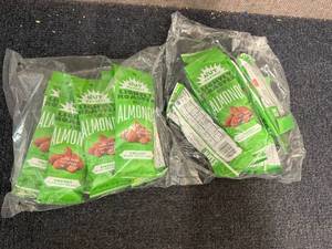 lot 205 image: 2 x 8ct bags of Roasted Almonds