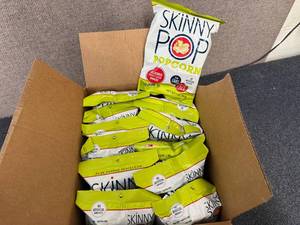 lot 148 image: Box Of Skinny Pop Original Popcorn