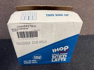 lot 199 image: Box of Ihop Iced Latte Mix Packets