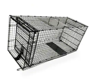 lot 207 image: 42 in. Collapsible Large Live Animal Cage Trap