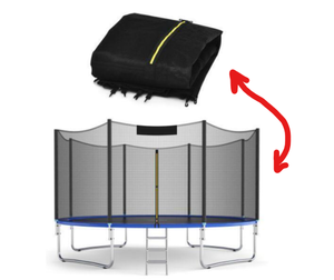lot 236 image: Costway TW10020 12 ft. Trampoline Replacement Protection Enclosure Net with Zipper