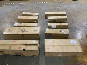 lot 252 image: LOT OF 11 Miscellaneous Christmas Trees