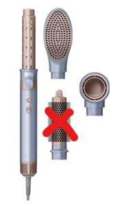 lot 32 image: INFINITI PRO CONAIR Wet-to-Dry Styling Wand, 3 Interchangeable Attachments (Missing Brissle Attachment)