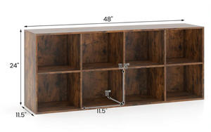 lot 338 image: Giantex Floor Standing Bookshelf with Storage