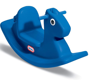 lot 451 image: Little Tikes Rocking Horse, Blue - Baby