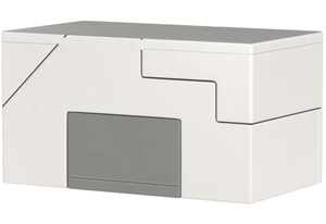 lot 476 image: Qaba 2 Piece Foam Climbing Toys for Toddlers 1-3 Years to Slide, Climb and Crawl, Light Gray