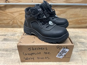 lot 28 image: Skechers Composite Toe Safety Boots Size 9.5