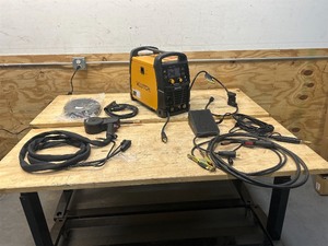 lot 30 image: Klutch Dual-Voltage MIGFlux-CoreTIGStick Multi-Process 4-in-1 Welder with Inverter Technology, LCD Display and Spool Gun, 120230 Volts, 240 Amp Max., MIG Ready MSRP $999.99