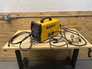 lot 36 image: Klutch MIGFlux-Core Multi-Process Welder with Inverter Technology, 120 Volts, 140 Amp Max. MSRP $279.99