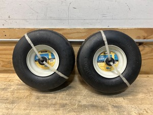 lot 51 image: Marathon Lot of 2- Air Filled Lawn Mower Tires