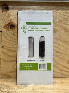 lot 96 image: IPC Pulex HydroCart Compact Replacement Filter Set   1 DI Cartridge & 1 Carbon Filter