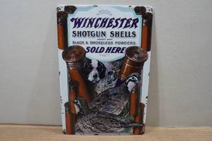 lot 97 image: Novelty Metal Sign - Winchester