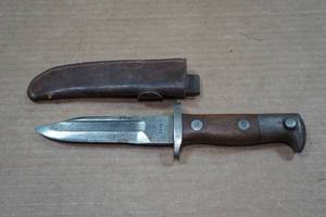 lot 125 image: 1898 Krag Bayonet - Shortened to Fighting Knife