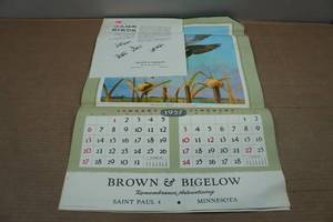 lot 131 image: Vintage Brown & Bigelow Game Bird Calendar