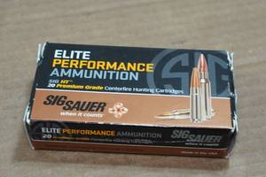 lot 182 image: 20 Sig Sauer Elite .300 Blackout 120 Gr HT Ammo