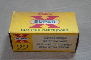 lot 196 image: 500 Western Super-X .22 LR 40 Gr Ammo