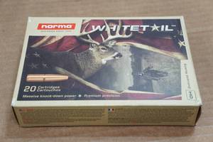 lot 205 image: 20 Norma Whitetail .270 Win 130 Gr SP Ammo